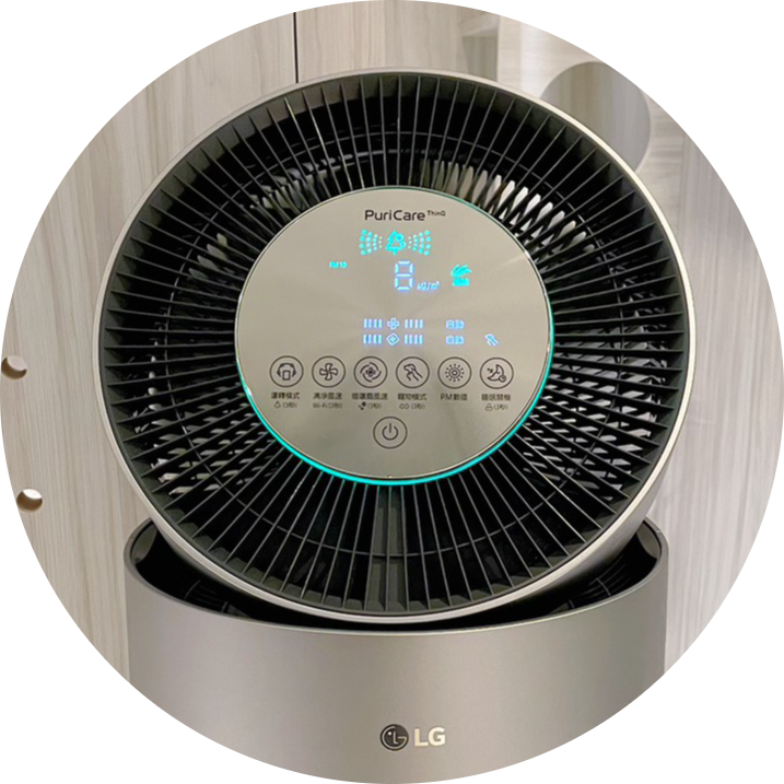 LG寵物專用空氣清淨機，有效去除異味與毛髮，守護空氣品質